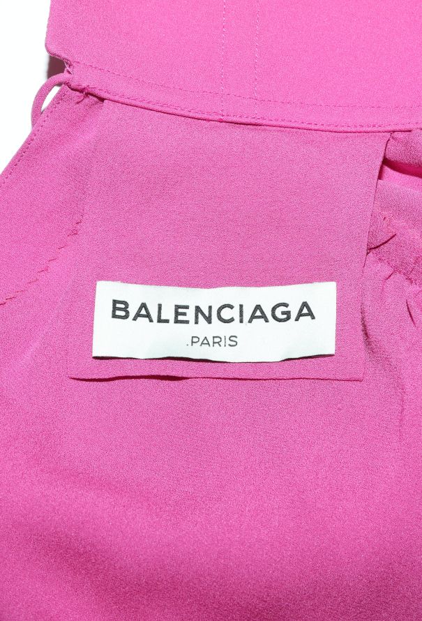 Balenciaga S/S 2017 Silk Slit Tunic Dress - 7