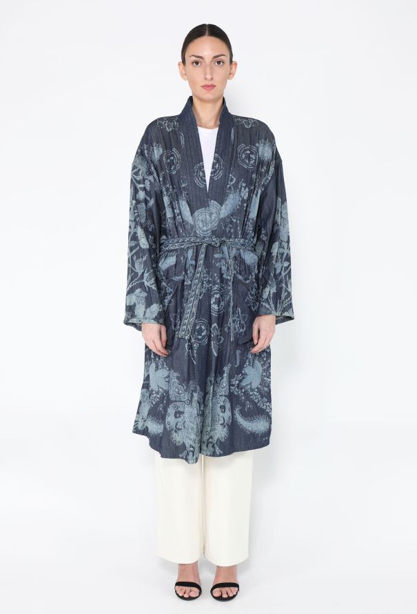 Dior S/S 2021 Palto Denim Kimono - 1