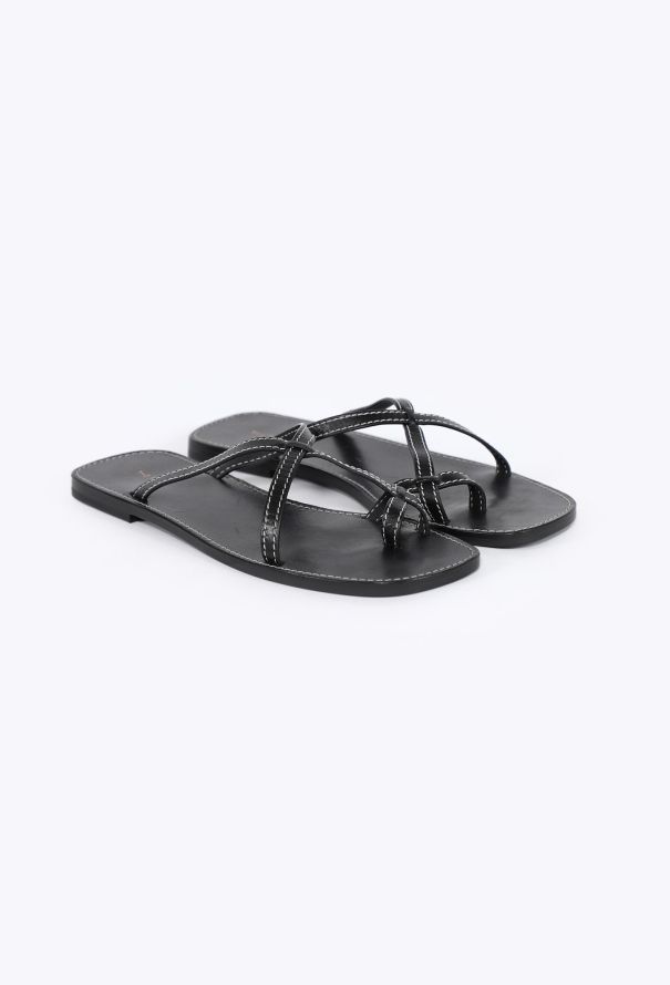 The Row 2024 Link Leather Strap Sandals - 3