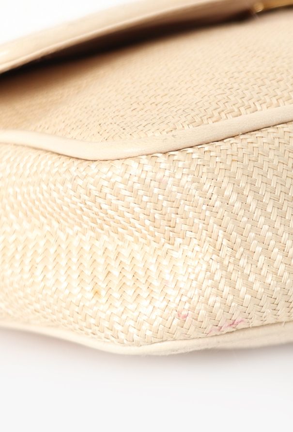 Chanel '80s Raffia Mini Flap Bag - 10 Chanel '80s Raffia Mini Flap Bag - 10