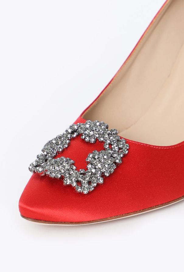 Manolo Blahnik Hangisi 70 Satin Pump - 4