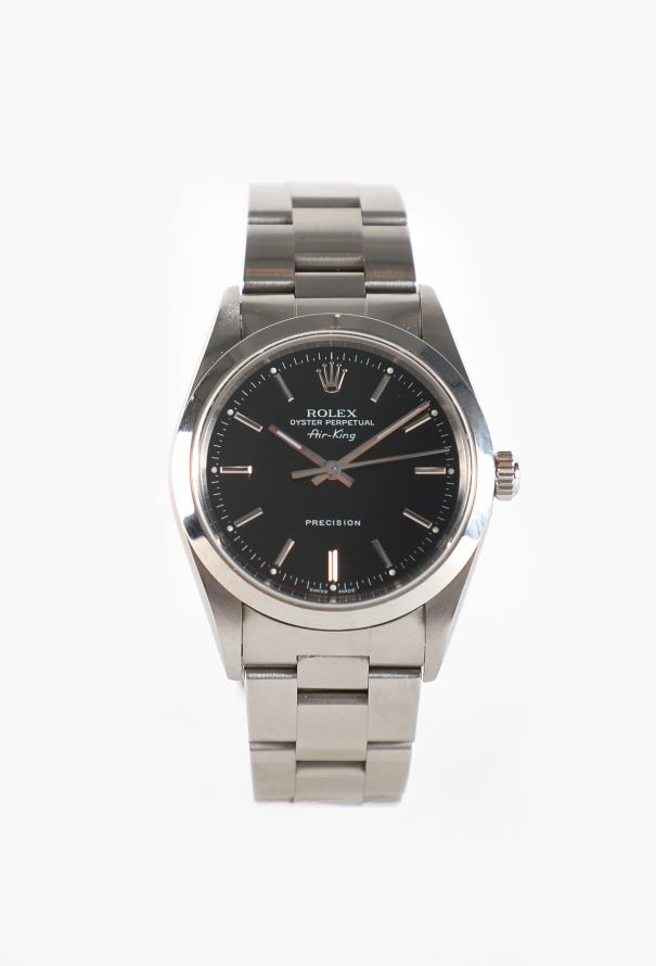 Rolex Air-King Black Dial & Stainless Steel Watch - 1