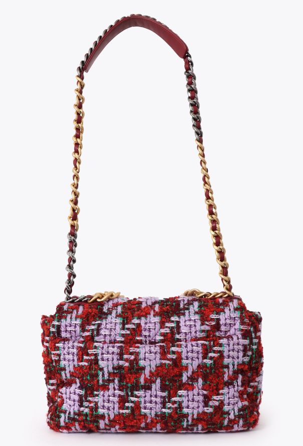 Chanel Multicolor Tweed 19 Flap Bag - 3