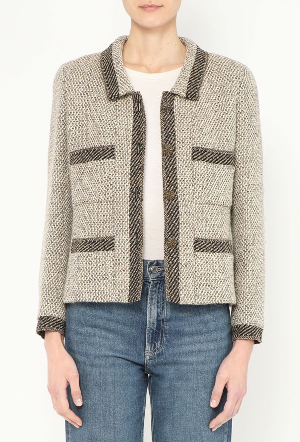 Chanel F/W 1998 Tweed Pocket Jacket - 1