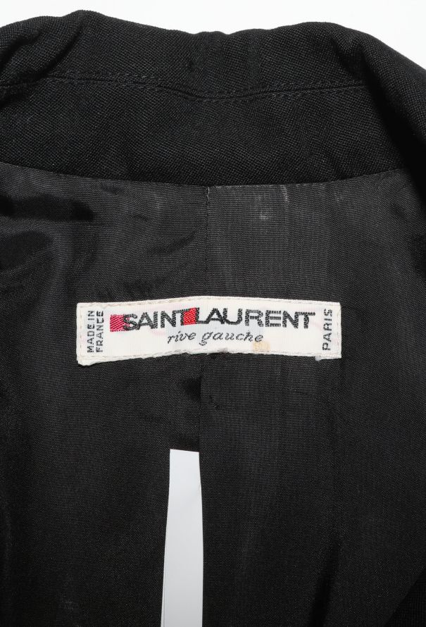 Saint Laurent '80s Double-Breasted Hourglass Blazer - 9