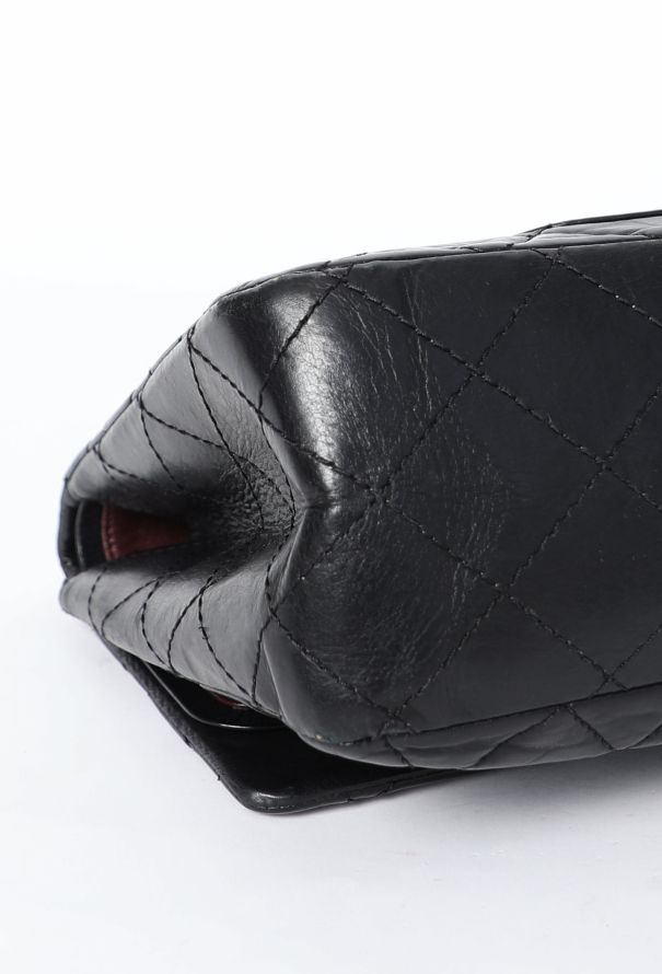 Chanel Black 2.55 Jumbo Flap Bag - 11