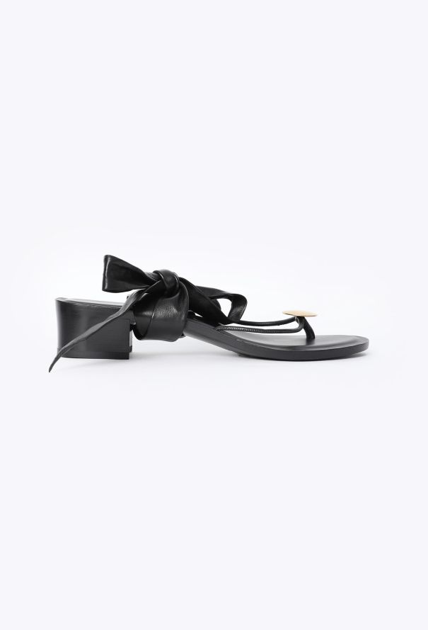 The Row 2023 Cord Leather Thong Sandals - 2