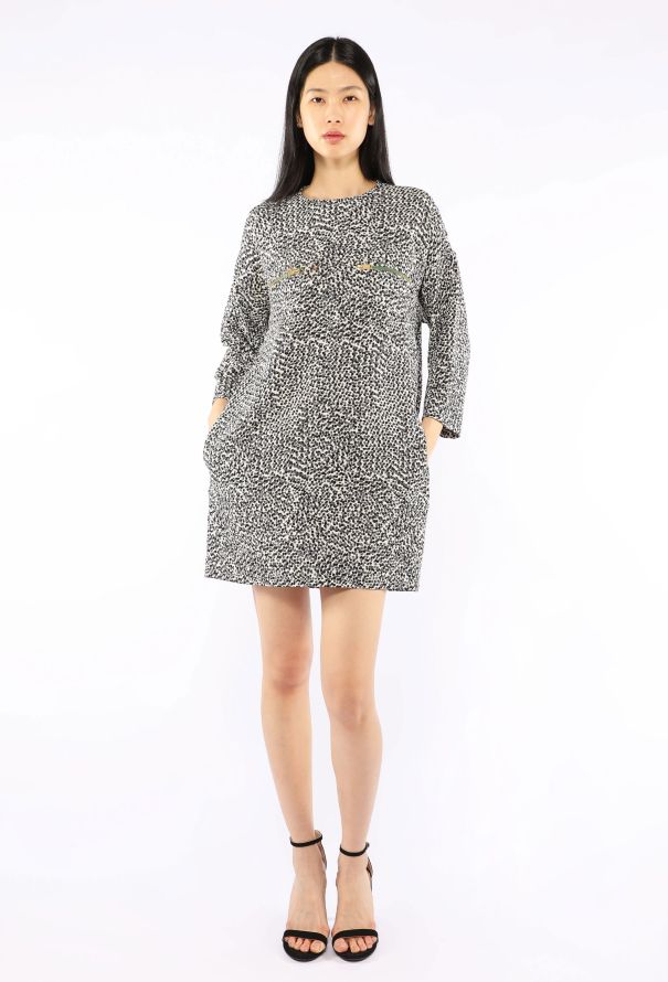Céline Seersucker Silk Print Dress, Resort 2011 - 3
