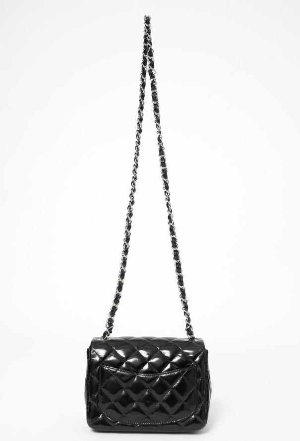 Chanel Patent Mini Square Timeless Bag - 5
