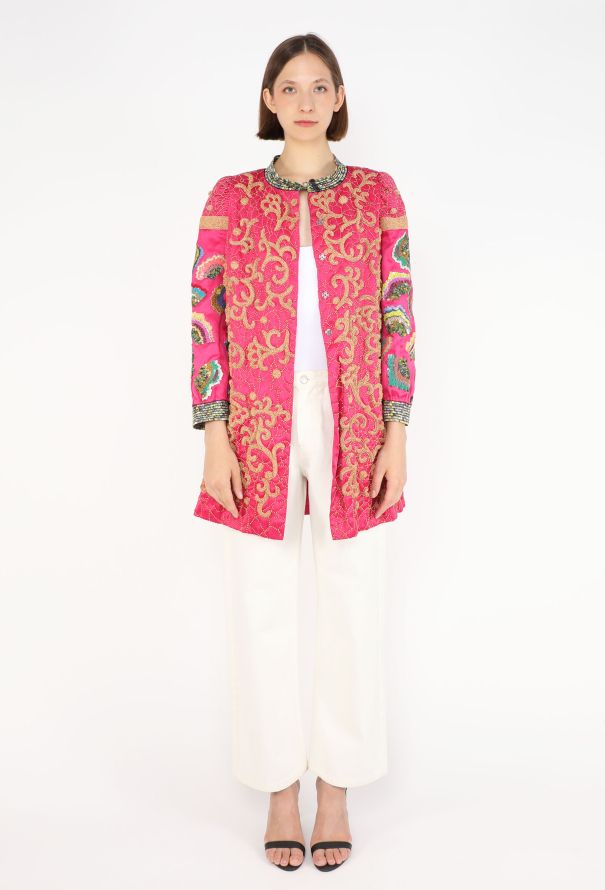 Dries Van Noten Hand-Embellished Silk Jacket, F/W 2008 - 4