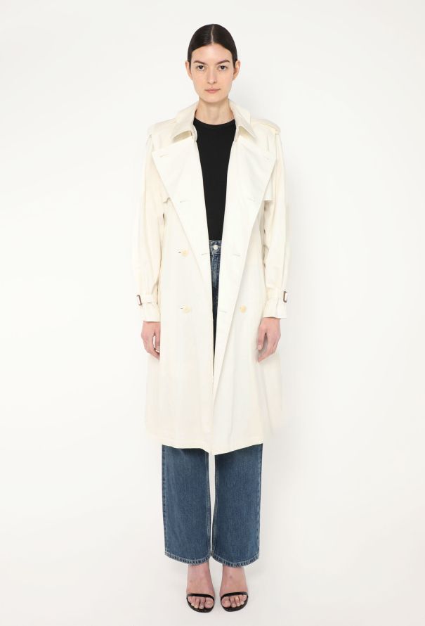 【激安通販 オンラインショップ】 Margiela Authentic | Hermès - Trench Cotton Belted 2002 S/S ジャケット・アウター