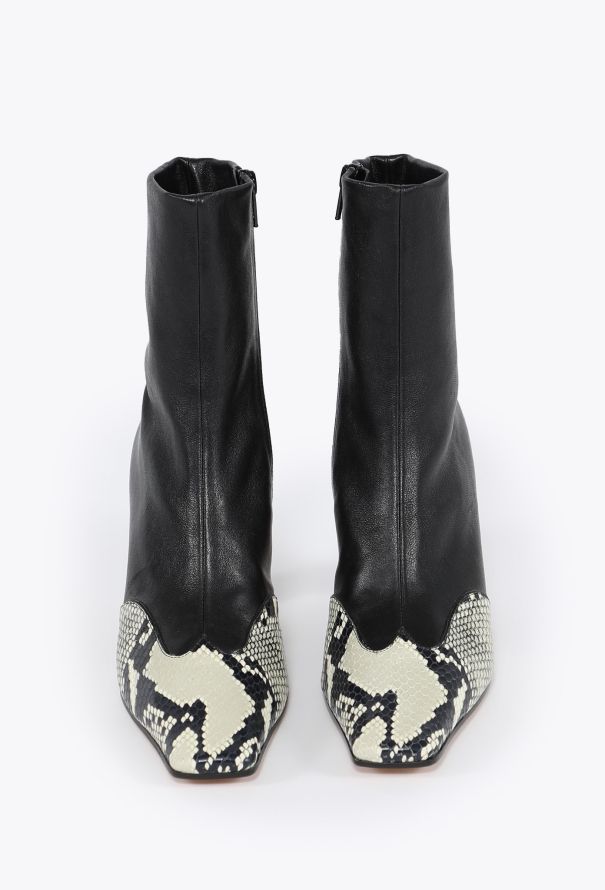 Khaite 2023 Embossed Calfskin Nevada Boots - 3 Khaite 2023 Embossed Calfskin Nevada Boots - 3