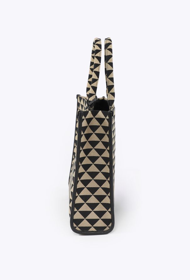 Prada 2022 Symbole Embroidered Jacquard Tote - 5