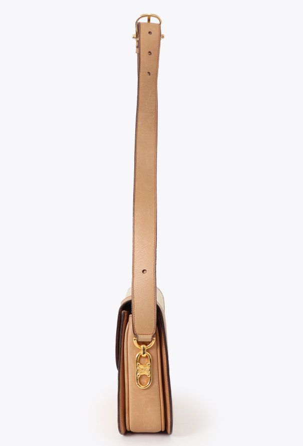 Céline Vintage Canvas Triomphe Shoulder Bag - 4 Céline Vintage Canvas Triomphe Shoulder Bag - 4