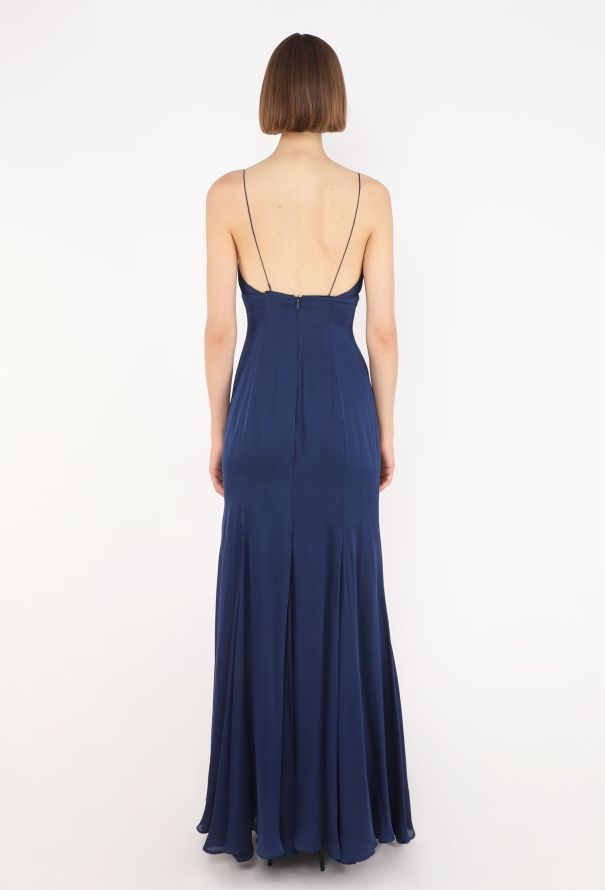 '90s Escada Silk Slip Dress - 5
