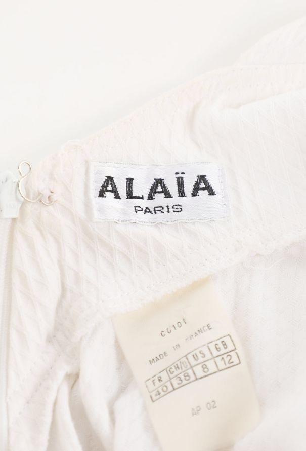 Alaïa 1990 Harlequin Skater Dress - 5