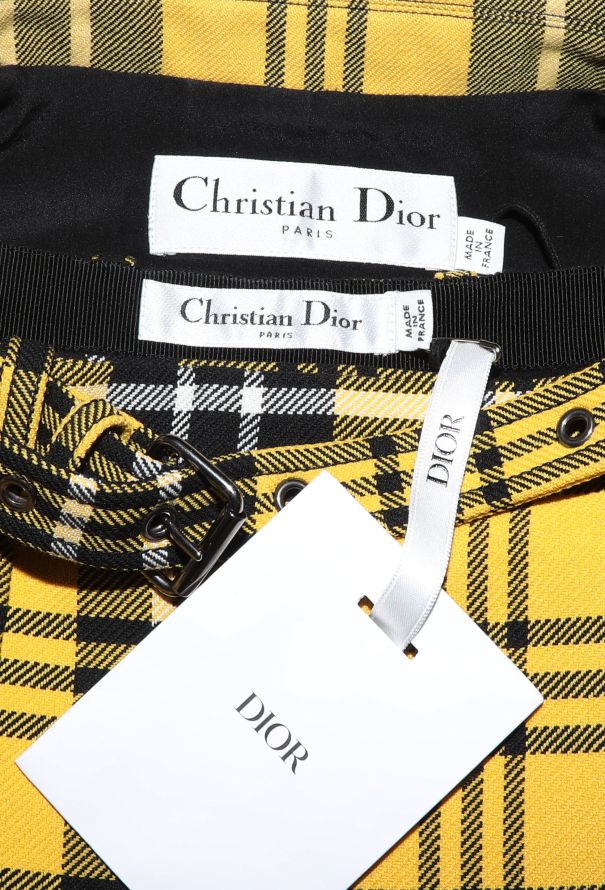 Dior Pre-Fall 2022 Plaid Skirt Ensemble - 8