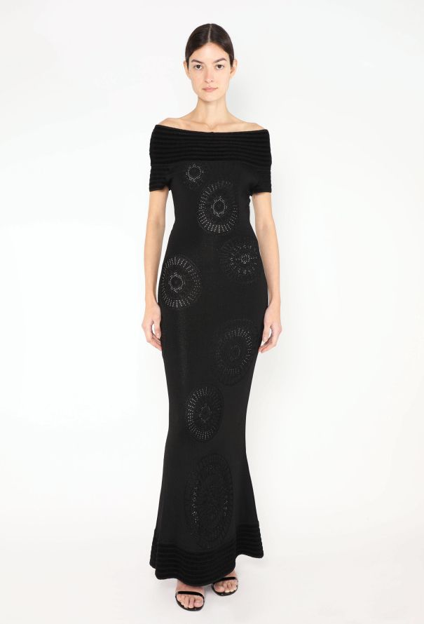 John Galliano RARE 1998 Off-Shoulder Bodycon Gown - 2 John Galliano RARE 1998 Off-Shoulder Bodycon Gown - 2