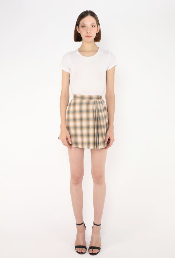 Alaïa Early '90s Tartan Wrap Skirt - 3 Alaïa Early '90s Tartan Wrap Skirt - 3