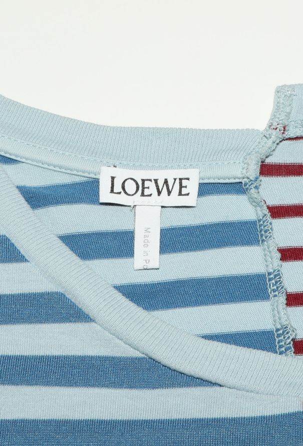 Loewe S/S 2019 Striped Asymmetrical Dress - 6 Loewe S/S 2019 Striped Asymmetrical Dress - 6