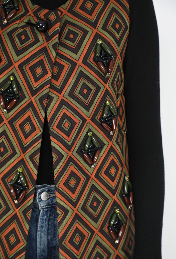 Prada F/W 2012 Geometric Embellished Vest - 7