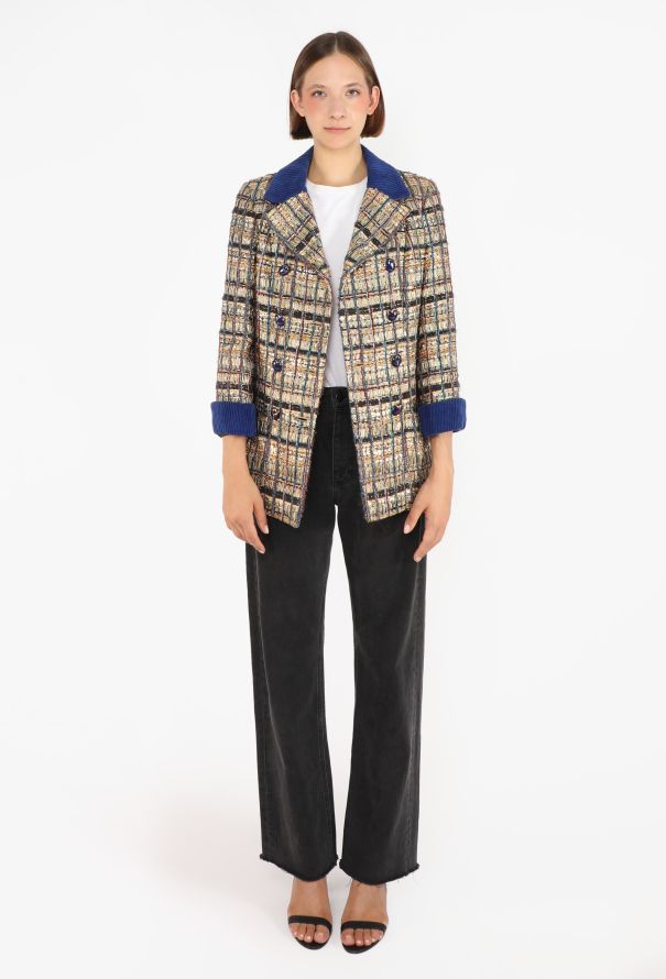 Chanel Lamé Lesage Tweed Jacket, Pre-Fall 2019 - 6
