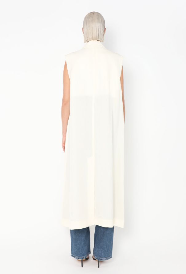Jil Sander Resort 2024 Hammered Silk Vest - 6 Jil Sander Resort 2024 Hammered Silk Vest - 6