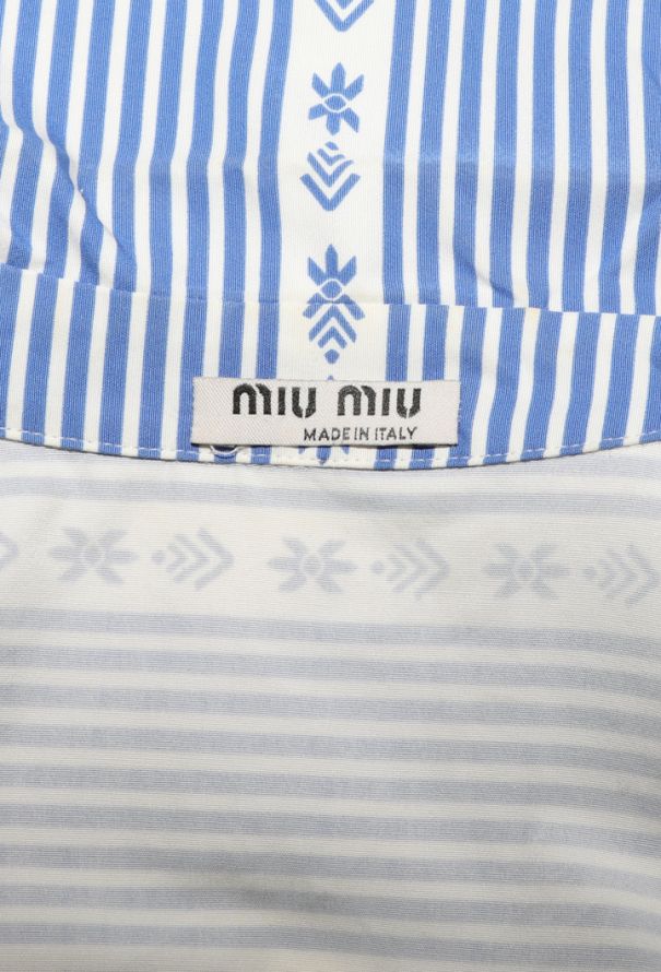 Miu Miu Cotton Smock Blouse, F/W 2015 - 6