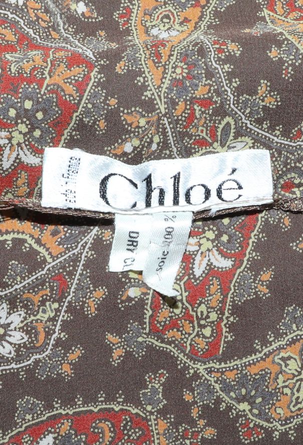 Chloé '80s Paisley Print Silk Blouse - 6 Chloé '80s Paisley Print Silk Blouse - 6