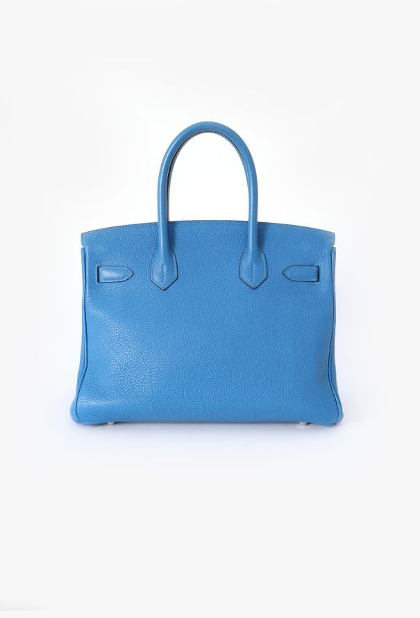 Hermès Bleu Mykonos Togo Birkin 30 - 7