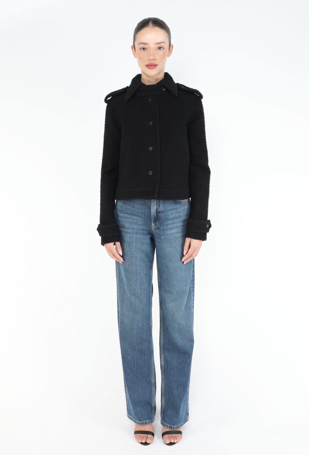 Balenciaga FW 2003 Textured Swing Jacket - 4