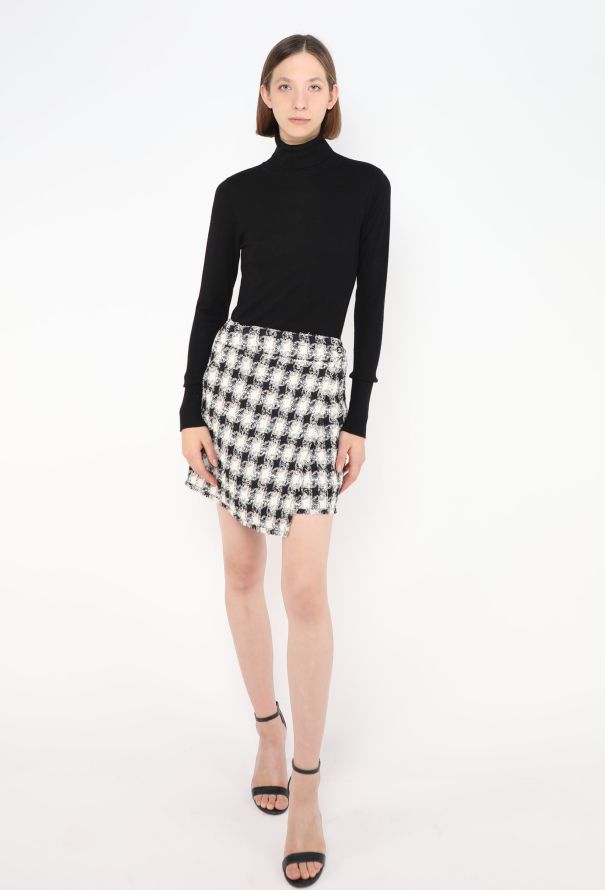 Chanel S/S 2007 Tweed 'CC' Wrap Skirt - 4