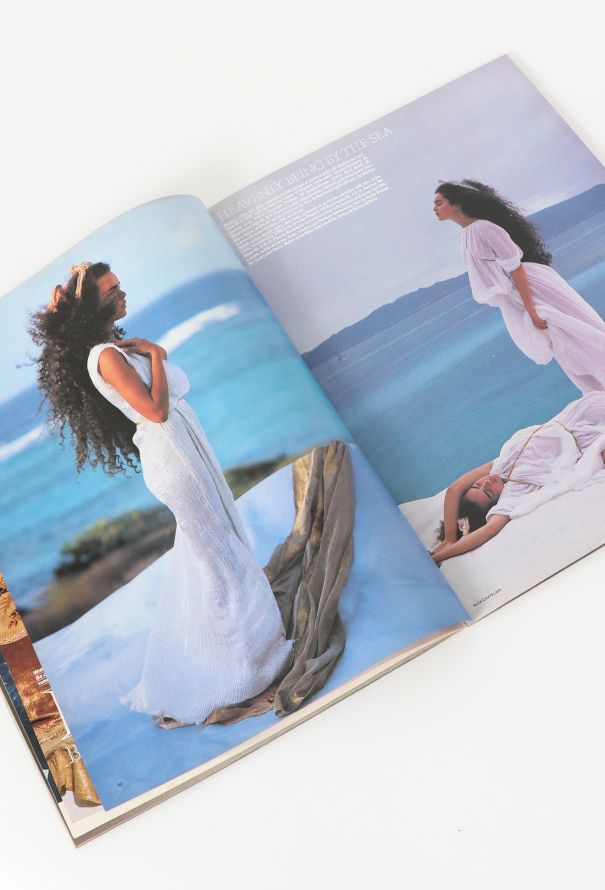 VOGUE UK 1985 Demarchelier Cover Issue Trio - 2