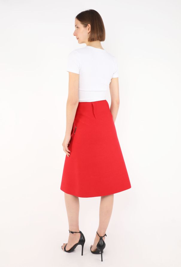 Céline Felted Wrap Skirt, Pre-Fall 2017 - 6