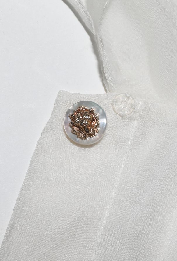 Chanel 2019 Ruffled Chiffon Blouse - 7