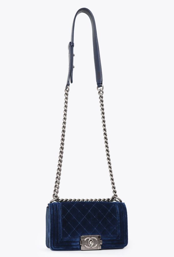 Chanel F/W 2012 Velvet Mini Boy Bag - 3 Chanel F/W 2012 Velvet Mini Boy Bag - 3