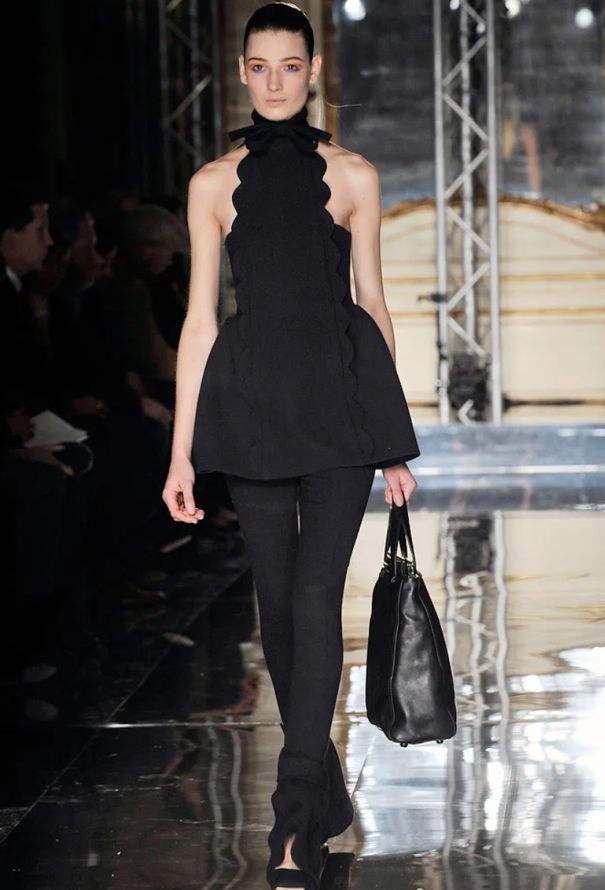 Miu Miu F/W 2010 Scalloped Mini Dress - 2