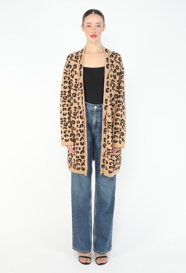 Alaïa ICONIC F/W 1991 Oversized Leopard Cardigan - 4