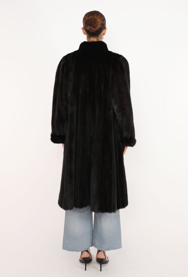 Saint Laurent Vintage Mink Fur Coat - 6
