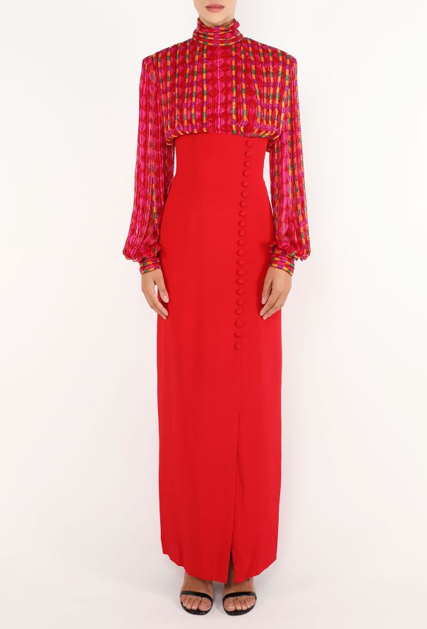 Bob Mackie Beaded Chiffon Dress, F/W 1989 - 4