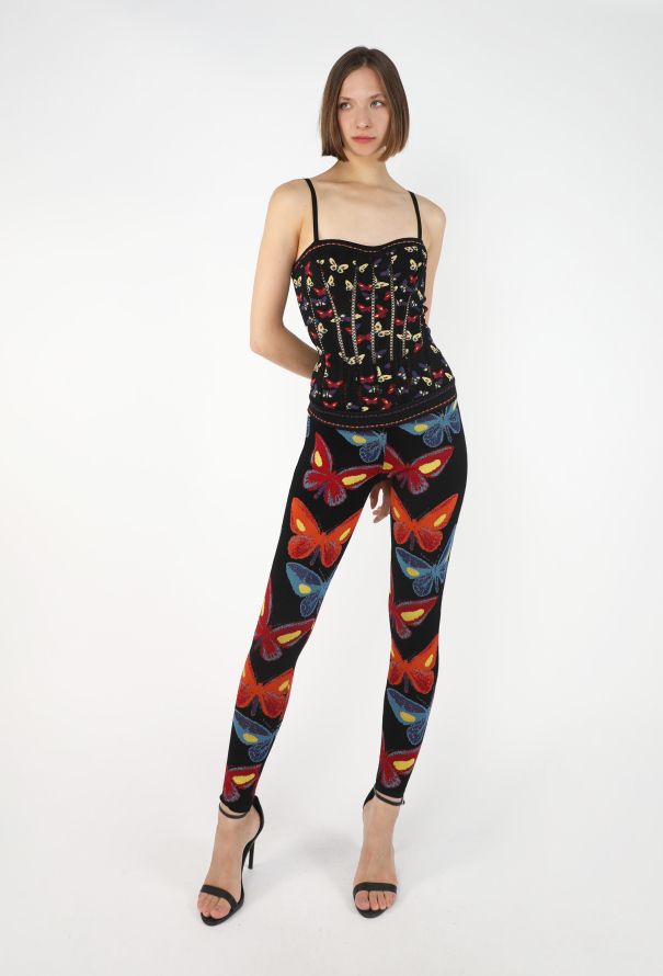 Alaïa Butterfly Print Leggings, F/W 1991 - 6