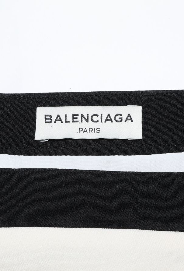 Balenciaga Pre-Fall 2015 Bicolor Wrap Skirt - 6