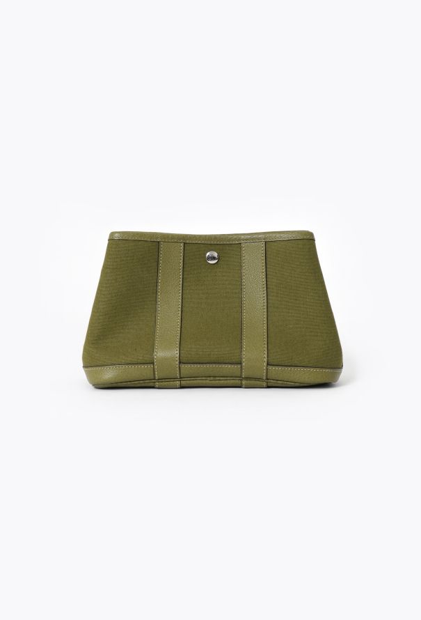Hermès Canvas & Négonda Garden Party Clutch - 3