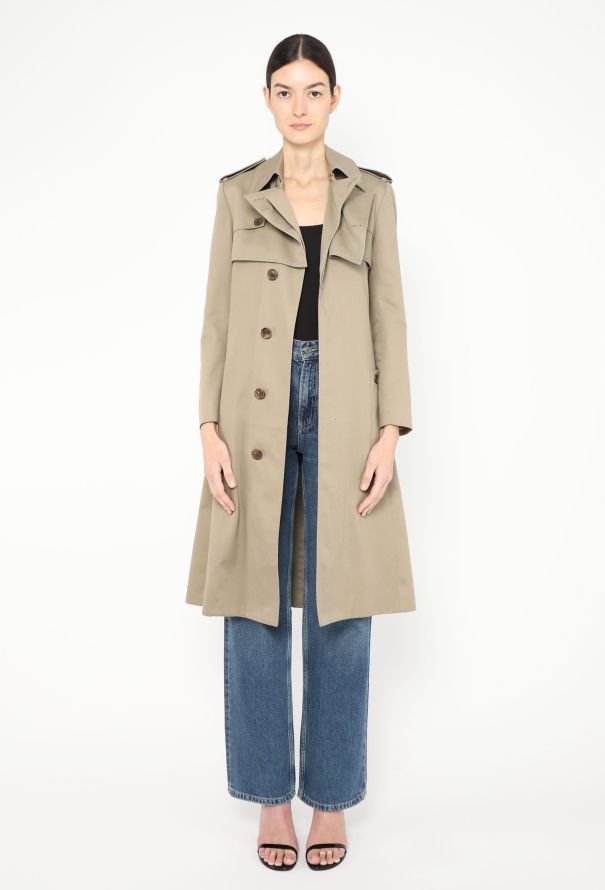 Dior F/W 2006 Hedi Slimane Belted Trench - 3