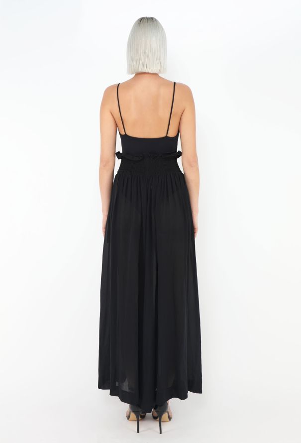 Chanel 1990 Shirred Silk Pants - 5