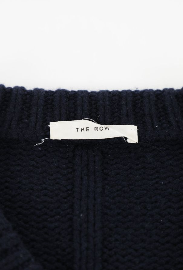The Row 2021 Davion V-Neck Cashmere Sweater - 5
