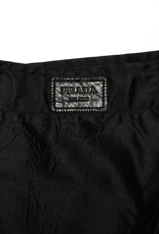 Prada A-Line Nylon Zip Skirt - 5 Prada A-Line Nylon Zip Skirt - 5