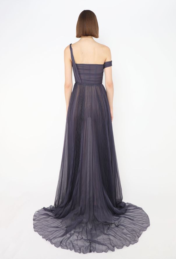 Dior 2025 Chiffon Plissé Bustier Gown - 5