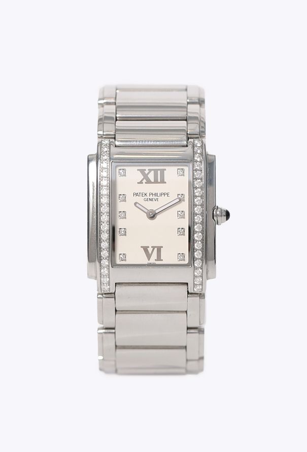 Patek Philippe Vintage Twenty~4 Stainless Steel & Diamond Watch - 2