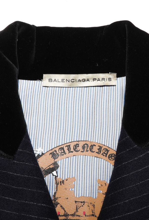 Balenciaga ICONIC F/W 2007 Collegiate Pinstripe Blazer - 8